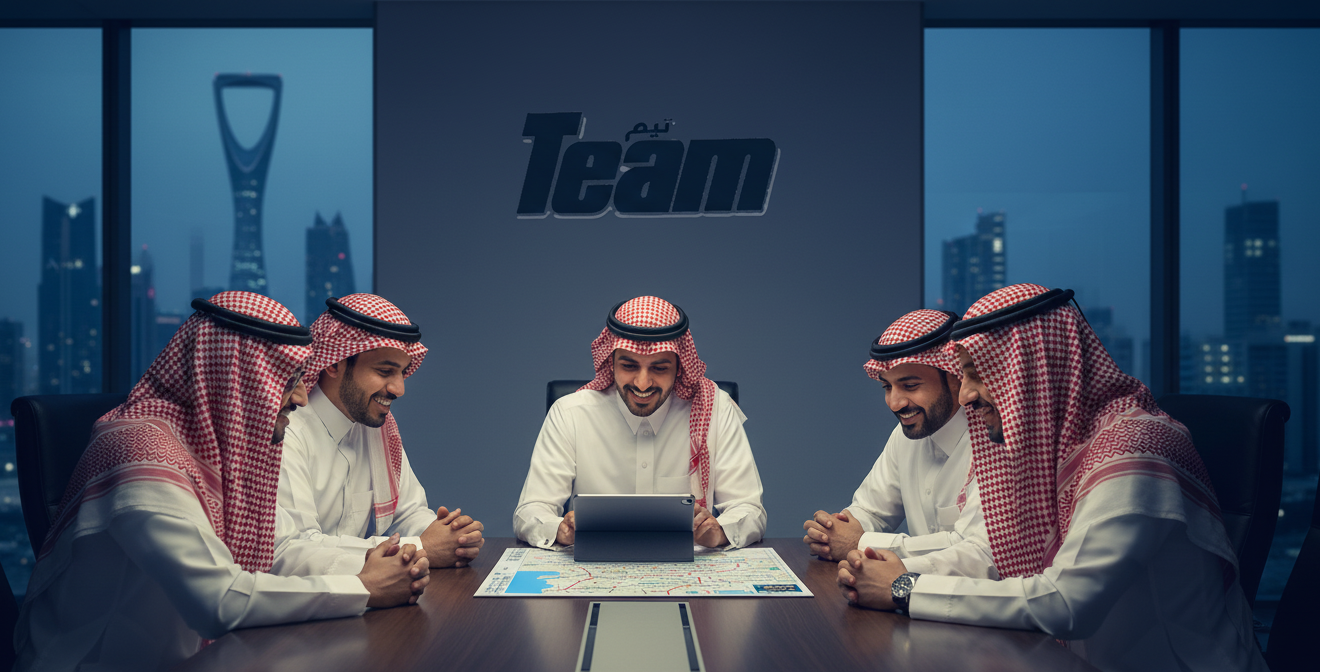 اجتماع عمل لفريق تيم